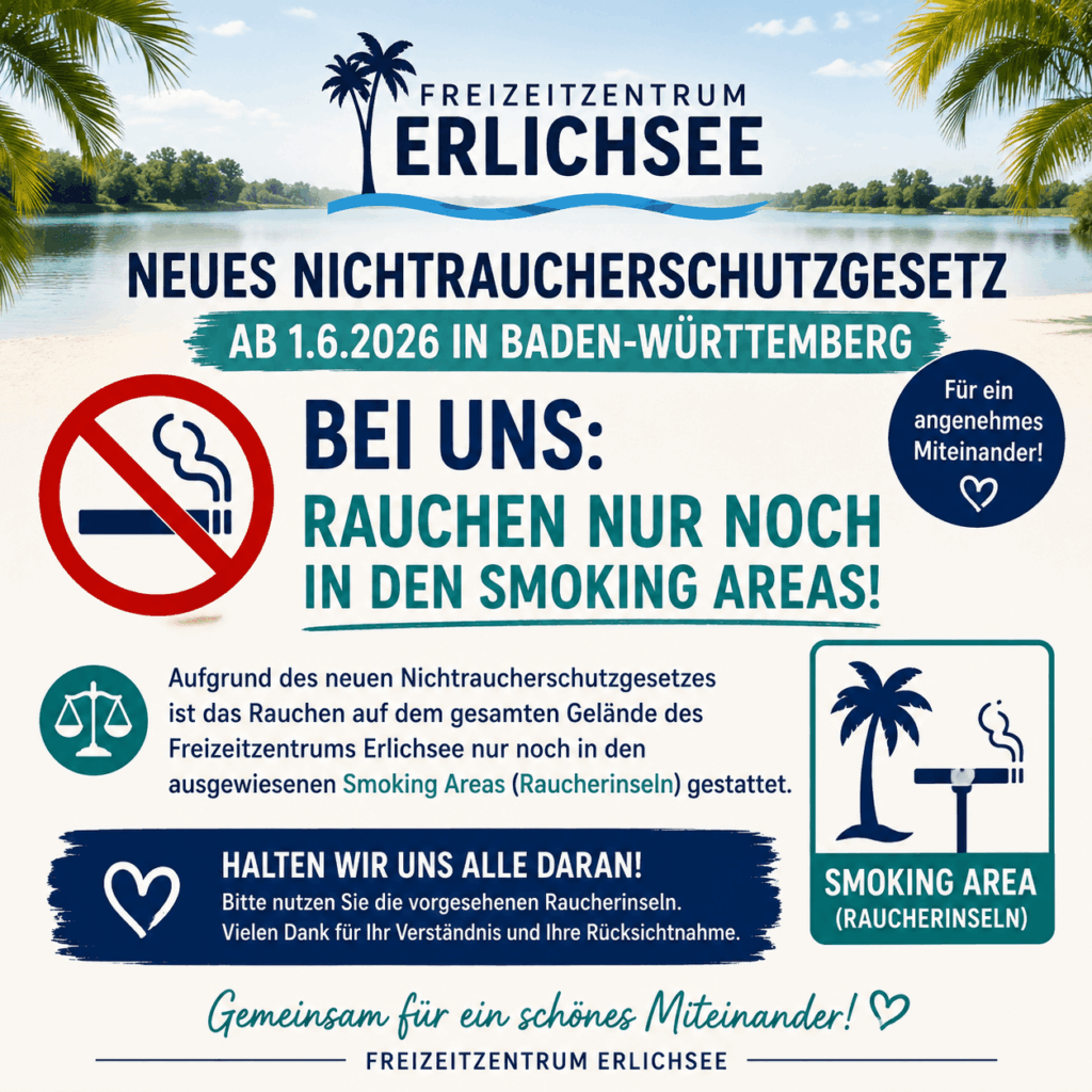 Rauchverbot - nur noch in Smoking Areas